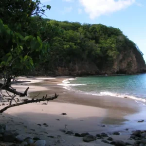 Plage cachée – Guadeloupe